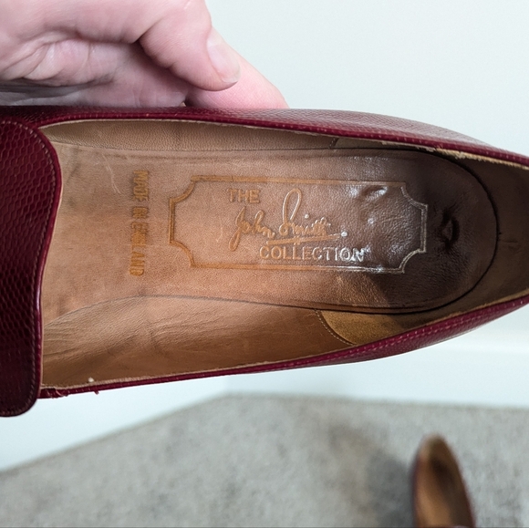 John Smith Collection Vintage Red Leather Heels - High Quality- Rare Find sz 7.5 - Picture 5 of 7
